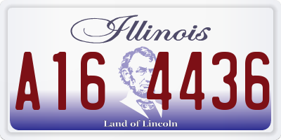 IL license plate A164436