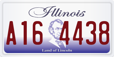 IL license plate A164438