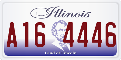 IL license plate A164446