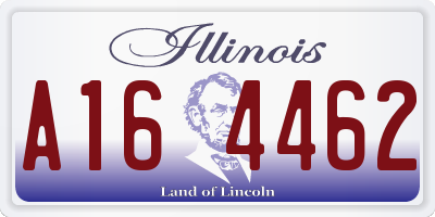 IL license plate A164462