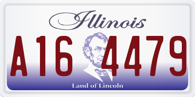 IL license plate A164479