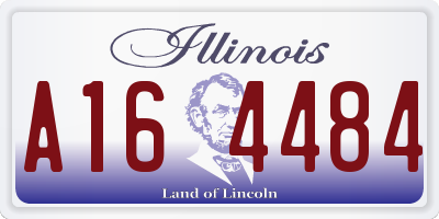 IL license plate A164484