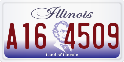 IL license plate A164509