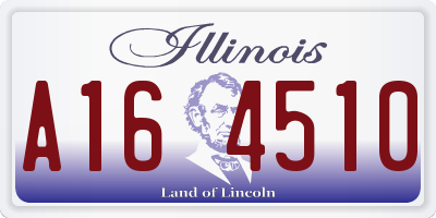 IL license plate A164510
