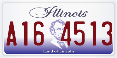 IL license plate A164513