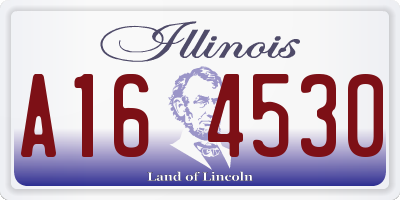 IL license plate A164530