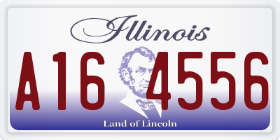 IL license plate A164556
