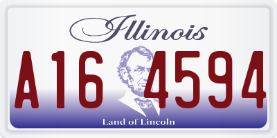 IL license plate A164594