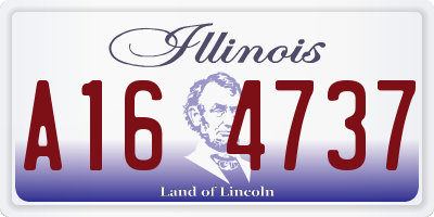 IL license plate A164737
