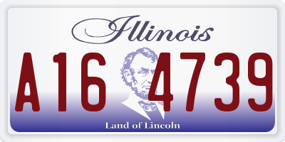 IL license plate A164739