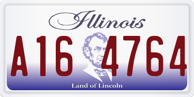 IL license plate A164764