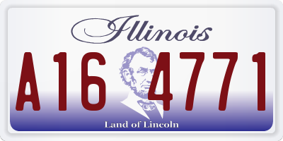 IL license plate A164771