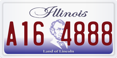 IL license plate A164888