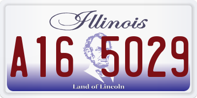 IL license plate A165029
