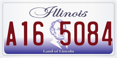 IL license plate A165084