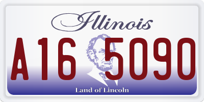 IL license plate A165090
