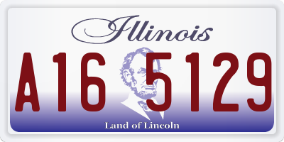 IL license plate A165129
