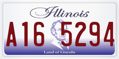 IL license plate A165294