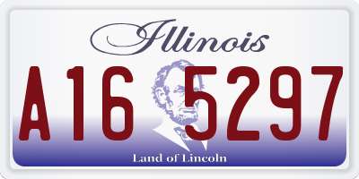 IL license plate A165297