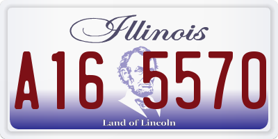 IL license plate A165570