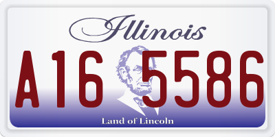 IL license plate A165586