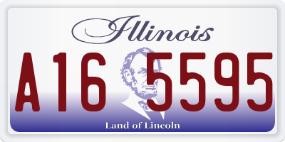 IL license plate A165595