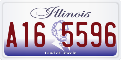 IL license plate A165596