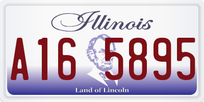 IL license plate A165895