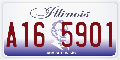 IL license plate A165901