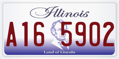IL license plate A165902