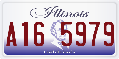 IL license plate A165979