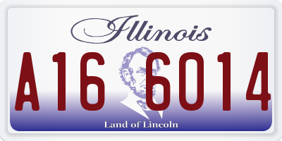 IL license plate A166014