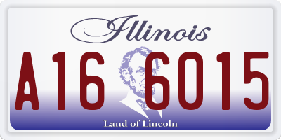 IL license plate A166015