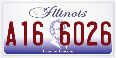 IL license plate A166026