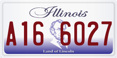 IL license plate A166027