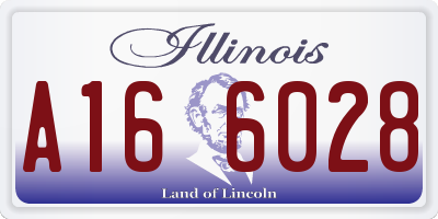 IL license plate A166028