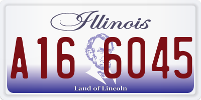 IL license plate A166045