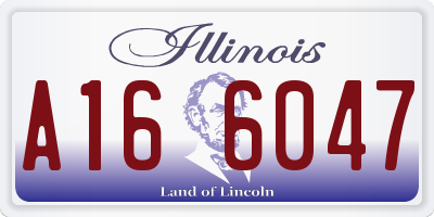 IL license plate A166047