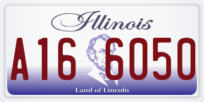 IL license plate A166050