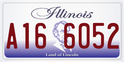 IL license plate A166052