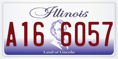 IL license plate A166057