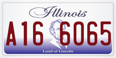 IL license plate A166065