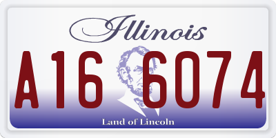 IL license plate A166074