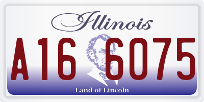 IL license plate A166075