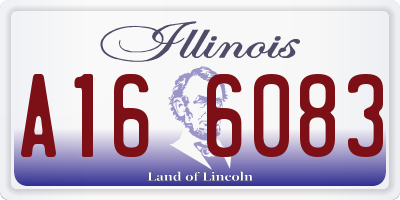 IL license plate A166083
