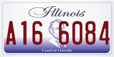 IL license plate A166084