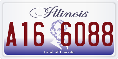 IL license plate A166088