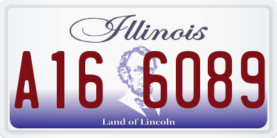 IL license plate A166089