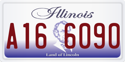 IL license plate A166090