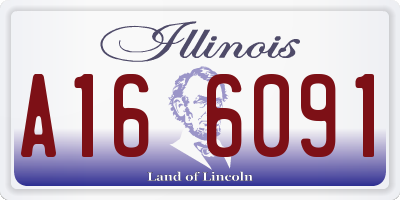 IL license plate A166091